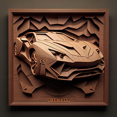 3D модель Lamborghini 291 (STL)